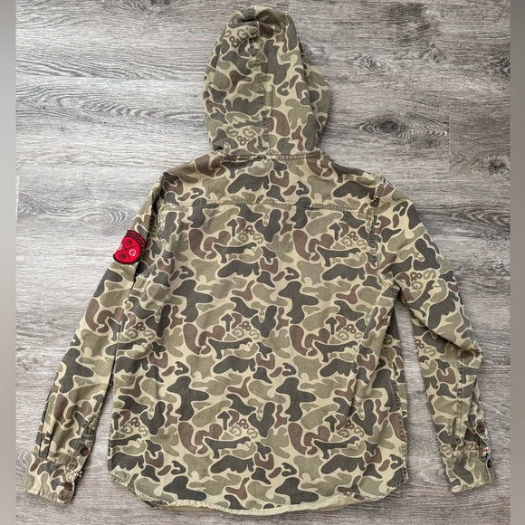 Standard & Grind Camo long sleeve button up shirt - Picture 5 of 6